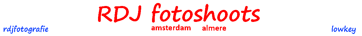 RDJ fotoshoots