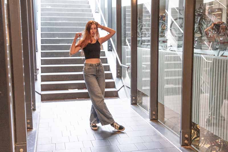 in de fietsen stalling, Utrecht